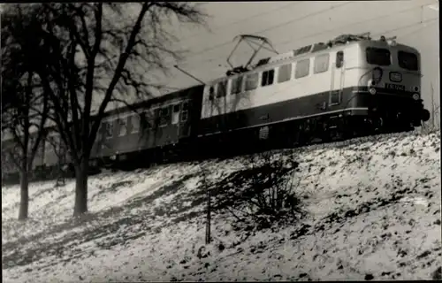 Foto Ak Fotograf Carl Bellingrodt, Deutsche Eisenbahn, Lokomotive