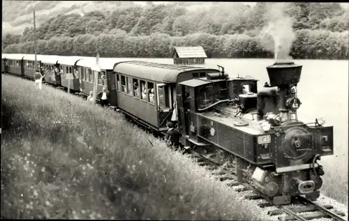 Foto Ak Fotograf Carl Bellingrodt, Deutsche Eisenbahn, Dampflokomotive U-43