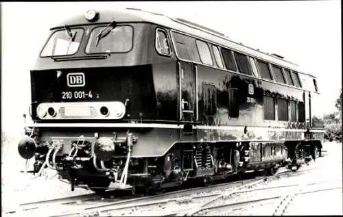 Foto Ak Fotograf Carl Bellingrodt, Deutsche Eisenbahn, Lokomotive Nr. 210 001-4