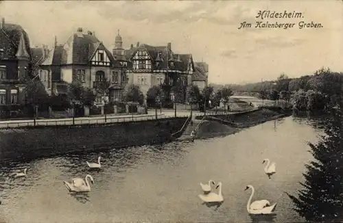 Ak Hildesheim in Niedersachsen, Am Kalenberger Graben