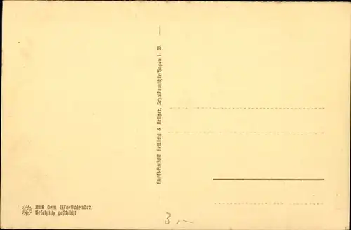 Steindruck Ak Hildesheim in Niedersachsen, Partie am Dom