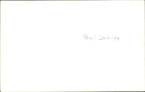 Ak Schauspieler Paul Dahlke, Portrait, Autogramm