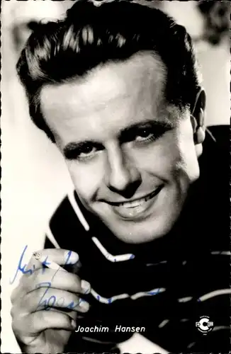 Ak Schauspieler Joachim Hansen, Portrait, Autogramm