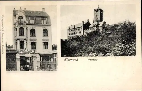 Ak Lutherstadt Eisenach in Thüringen, Wartburg