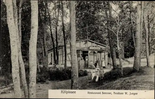 Ak Ostseebad Kölpinsee auf Usedom, Restaurant Seerose