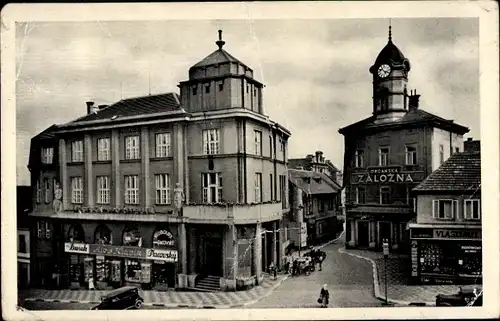 Ak Kladno Kladen Region Mittelböhmen, Platz, Zalozna