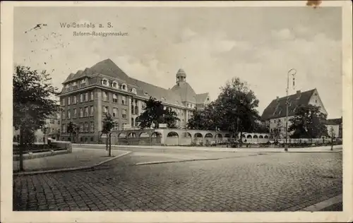 Ak Weißenfels an der Saale, Reform-Realgymnasium