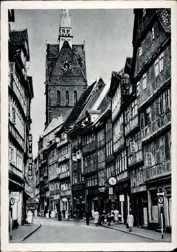 Ak Hannover in Niedersachsen, Kramerstraße, Marktkirche