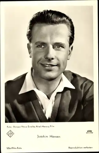 Ak Schauspieler Joachim Hansen, Portrait