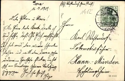 Ak Gera in Thüringen, Heinrichsbrücke, Straßenbahn