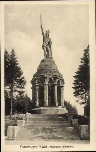 Ak Detmold am Teutoburger Wald, Hermannsdenkmal