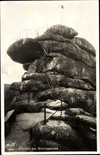 Ak Wernigerode im Harz, Ottofels