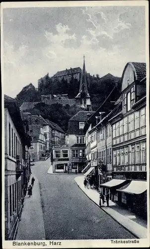 Ak Blankenburg am Harz, Tränkestraße