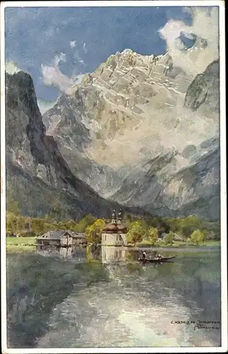 Ak Sankt Bartholomä Schönau am Königssee