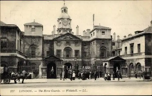 Ak City of Westminster London England, Whitehall, Horse Guards