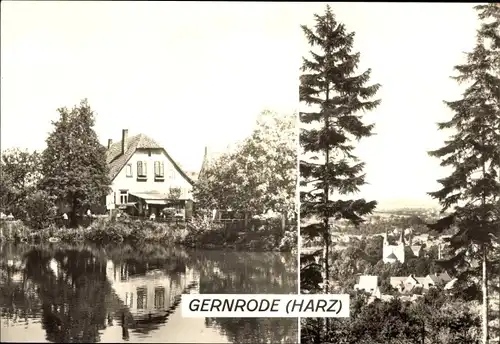 Ak Gernrode Quedlinburg im Harz, HO-Gaststätte Bückemühle