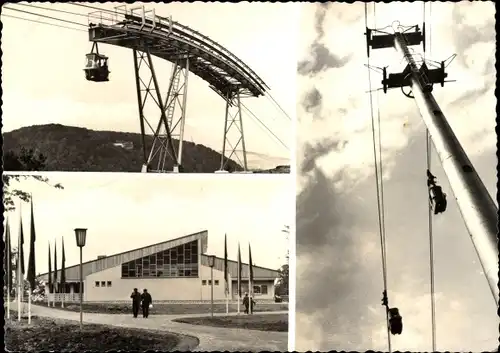 Ak Thale im Harz, Seilbahn, Personenschwebebahn, Bergstation