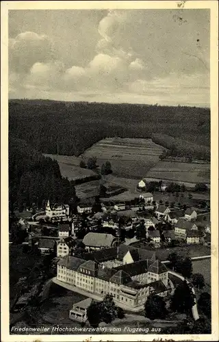 Ak Friedenweiler im Schwarzwald, Gesamtansicht, Blick vom Flugzeug aus