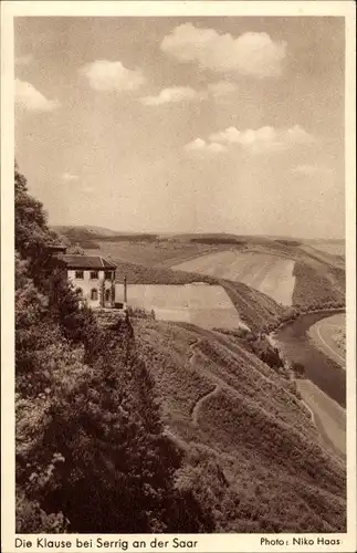 Ak Kastel Staadt an der Saar, Klause Kastel, Panorama