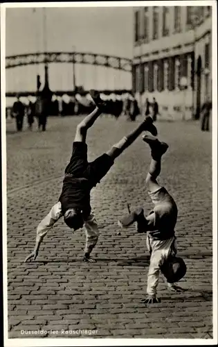 Ak Düsseldorf am Rhein, Düsseldorfer Radschläger