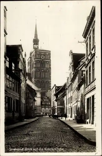 Ak Stralsund in Vorpommern, Nicolaikirche
