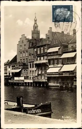 Ak Emden in Ostfriesland, Ratsdelit, Gudrun, Schiff