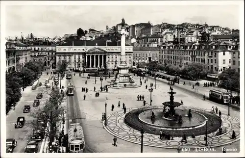 Ak Lisboa Lissabon Portugal, Rossio