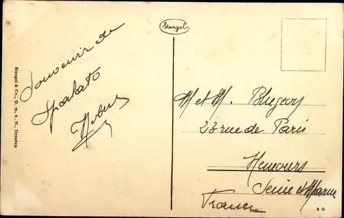 Ak Split Spalato Kroatien, Duomo col campanile