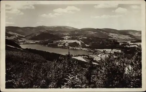 Ak Titisee Neustadt im Breisgau Hochschwarzwald, Hinterzarten, Blick vom Hochfirst