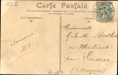 Ak Paris XVIII. Montmartre, Hippodrom, Rue Caulaincourt