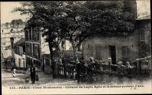 Ak Paris XVIII. Montmartre, Cabaret du Lapin Agile
