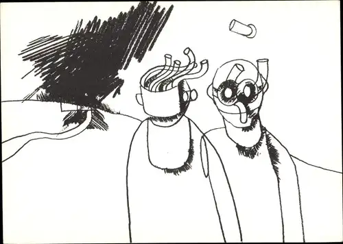 Künstler Ak 't Wout, Dick van, Künstler gegen Neutronenbombe