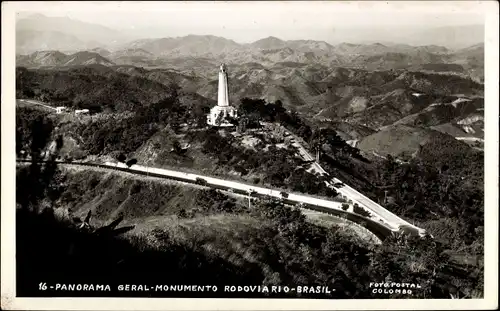 Ak Brasilien, Panorama, Geral-Monumento, Rodoviario