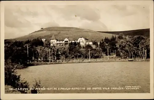 Ak São Paulo Brasilien, Campos do Jordao, Aspecto do Hotel Villa Inglesa