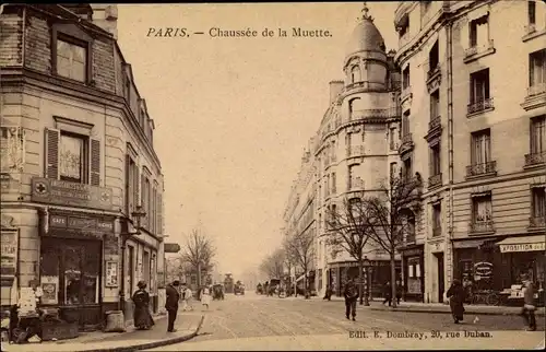 Ak Paris XVI Passy, Chaussee de la Muette