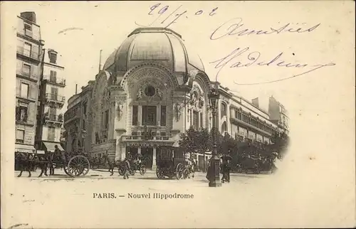 Ak Paris XVI Passy, Hippodrom
