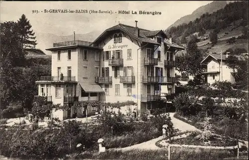 Ak Saint Gervais les Bains Haute Savoie, Hotel La Berangere