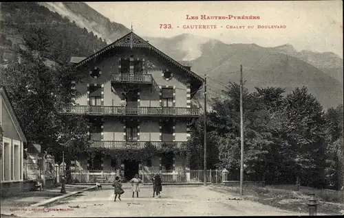 Ak Cauterets Hautes Pyrénées, Chalet du Boulevard