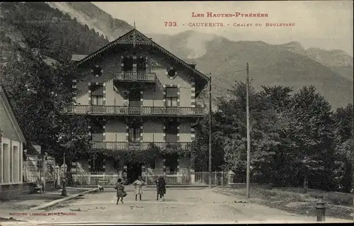 Ak Cauterets Hautes Pyrénées, Chalet du Boulevard