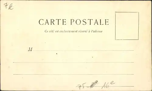 Ak Paris VIII, Triumphbogen, Arc de Triomphe de l'Etoile