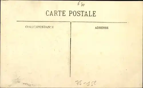 Ak Paris XV Vaugirard, Inondations de Paris, Hochwasser 1910, Rue de Lourmel