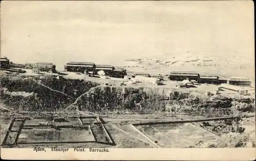 Ak Aden Jemen, Steamer Point, Baracken