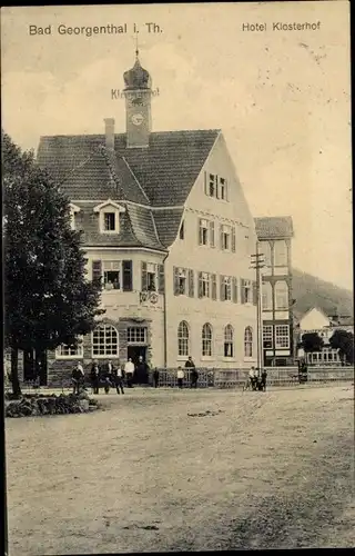 Ak Georgenthal in Thüringen, Hotel Klosterhof