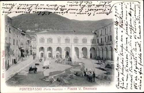 Ak Pontedassio Liguria, Piazza V. Emanuele