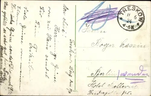 Ak Neuruppin in Brandenburg, Partie am See