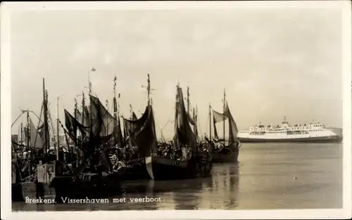 Ak Breskens Sluis Zeeland Niederlande, Fischereihafen, Fährboot