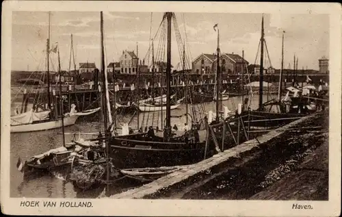 Ak Hoek van Holland Rotterdam Südholland Niederlande, Hafen