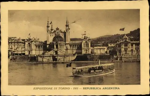 Ak Torino Turin, Weltausstellung 1911, Pavillon der Republik Argentinien