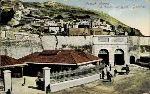Ak Gibraltar, Moorish Market, Casemates Gate
