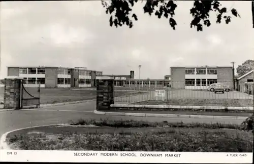 Ak Downham Market Norfolk England, Secondary Modern School